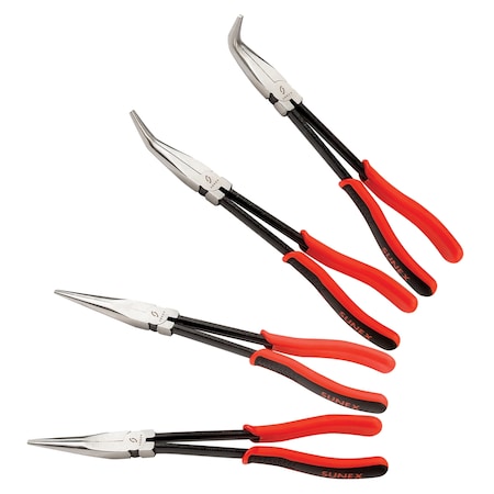 Sunex 4 Pc. 11" Long Reach Pliers Set 3600V